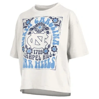 Pressbox White North Carolina Tar Heels Harmony Oversized T-shirt