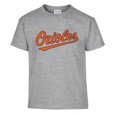 Soft As A Grape Youth   Black/gray Baltimore Orioles Two-pack T-shirt Set In Gray