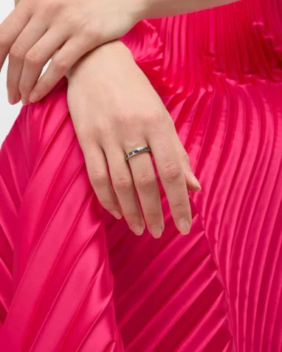 Jan Leslie Dash Ring Set In Sterling With 18kt Gold Overlay