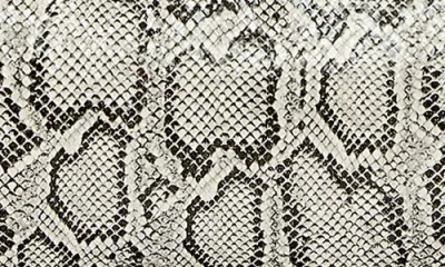 Rebecca Minkoff Curb Link Snakeskin Print Faux Leather Clutch
