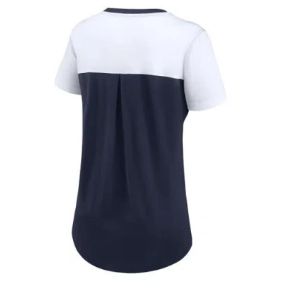 Nike Navy New England Patriots Performance Fashion T-shirt In Black