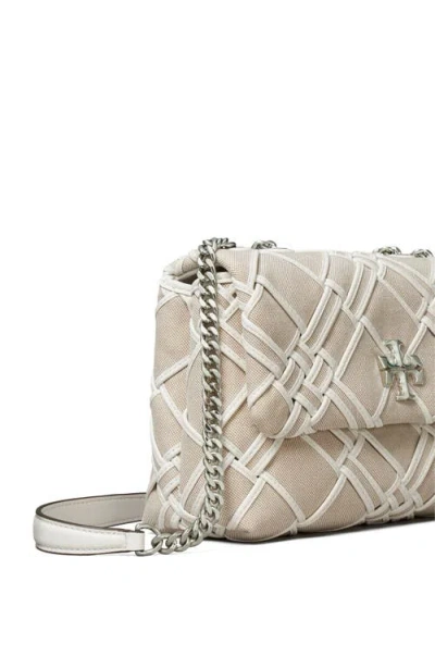 Tory Burch Small Kira Woven Canvas Convertible Shoulder Bag