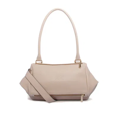 Bess Madrid Women's Neutrals Bess - Sand Crossbody Leather Handbag
