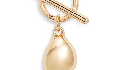 Nordstrom T-bar Pebble Pendant Necklace