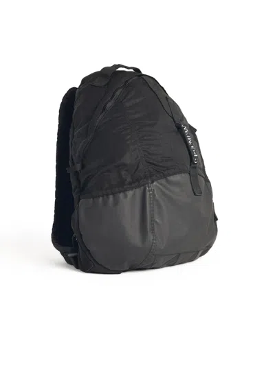C.p. Company Polyamide Backpack With Padded Shoulder Straps In Black