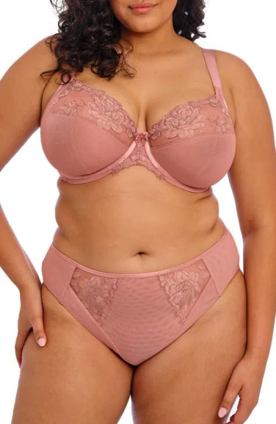 Elomi Teagan High Leg Briefs In Pink