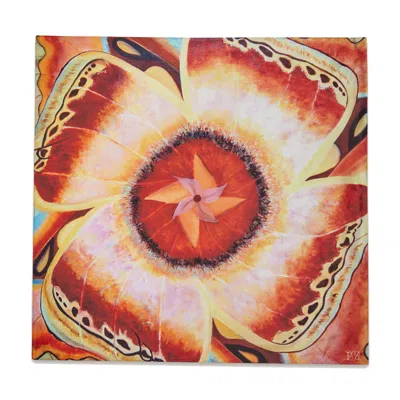 Bess Madrid Women's Butterfly Nº One - Multicolour Habotai Silk Scarf