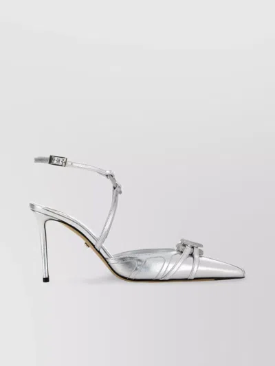 Mach&mach Mach & Mach Heeled Shoes In Silver
