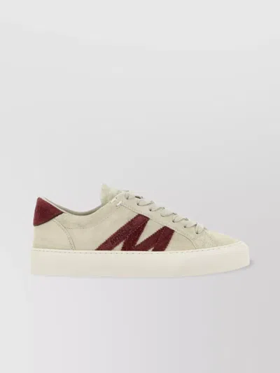 Moncler Suede Sneakers Monaco2 Rubber Sole