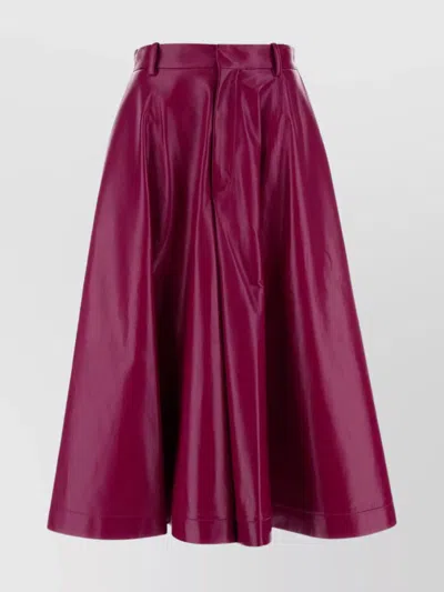 Bottega Veneta Leather Bermuda Shorts With Back Pocket