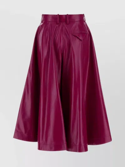 Bottega Veneta Leather Bermuda Shorts With Back Pocket