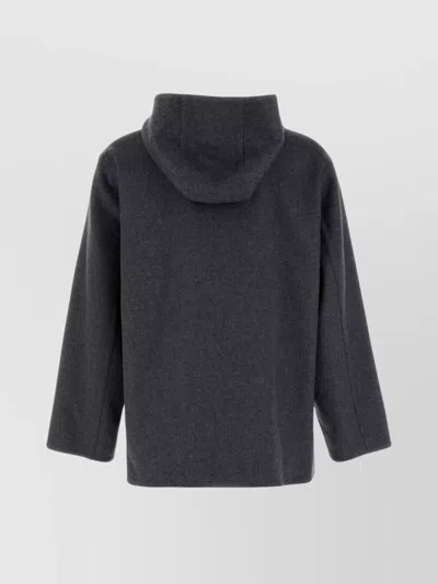 Bottega Veneta Melang Effect Wool Jacket In Gray