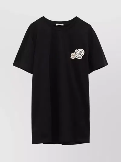 Moncler Double Logo Patch Cotton T-shirt Clothing