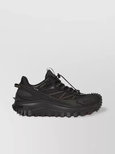 Moncler Men Trailgrip Gtx Mesh And Leather Sneakers