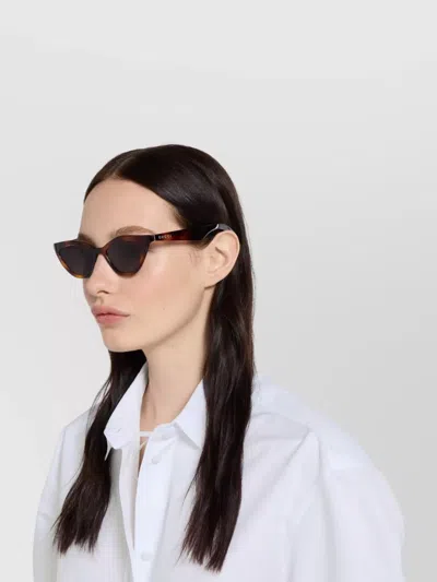Gucci Feline Eye Tortoiseshell Sunglasses With Tinted Lenses