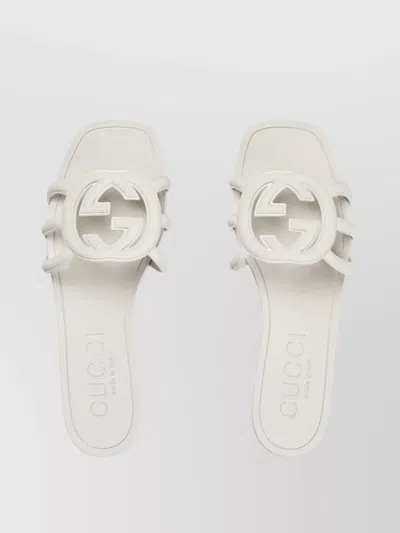 Gucci Slide Sandal With Interlocking Cut-out