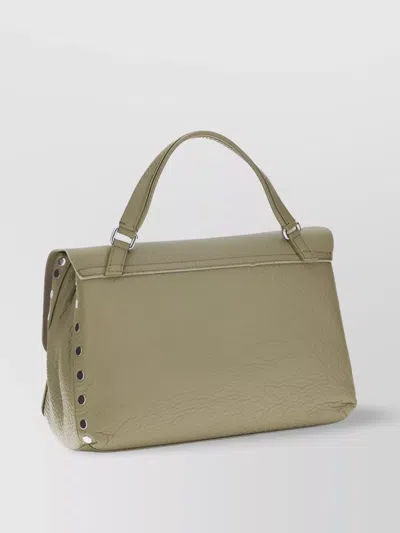 Zanellato Postina Centauro Shoulder Bag In Green