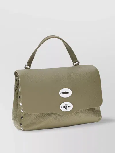 Zanellato Postina Centauro Shoulder Bag In Green