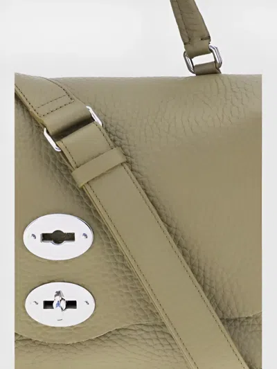 Zanellato Postina Centauro Shoulder Bag In Green