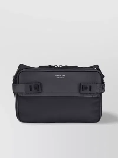 Ferragamo Functional Buckle Shoulder Bag With Custom Strap