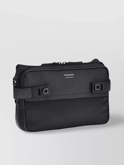 Ferragamo Functional Buckle Shoulder Bag With Custom Strap