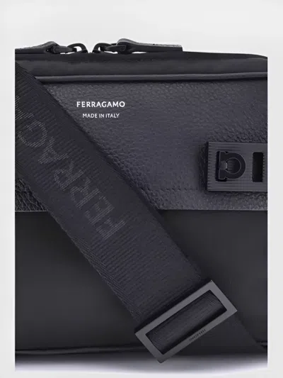 Ferragamo Functional Buckle Shoulder Bag With Custom Strap