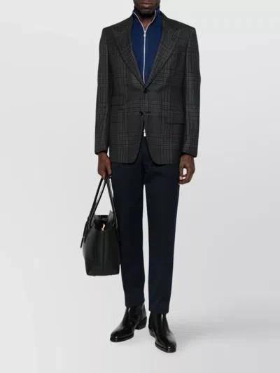 Brunello Cucinelli Cashmere High Neck Zip Cardigan