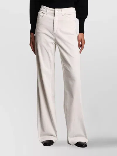Emporio Armani Mid-rise Wide-leg Denim Jeans With Belt Loops