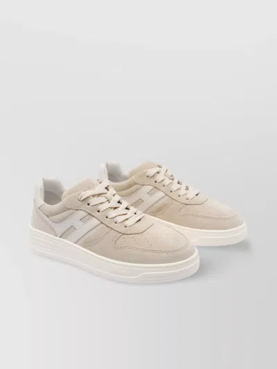 Hogan Low Top Platform Sneakers With H Logo