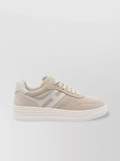 Hogan Low Top Platform Sneakers With H Logo