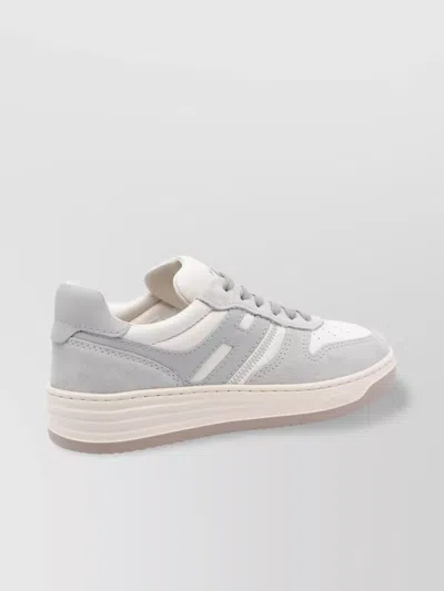 Hogan Round Toe Low Top Sneakers In Multi