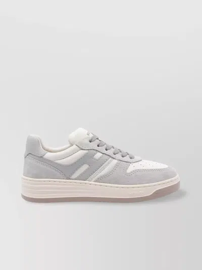 Hogan Round Toe Low Top Sneakers In Multi