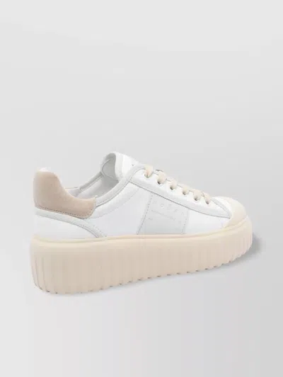 Hogan Low Top Sneakers Platform Sole
