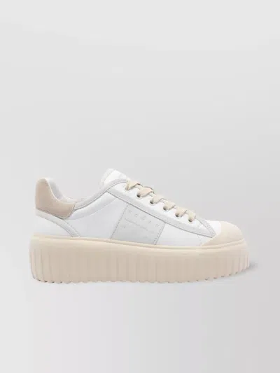 Hogan Low Top Sneakers Platform Sole