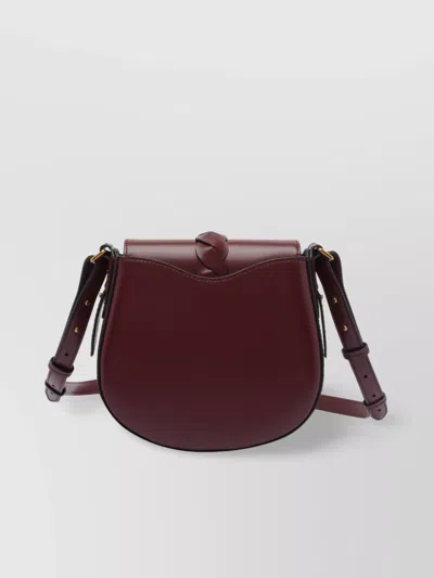 Isabel Marant Crossbody Suede Bag With Adjustable Braided Strap