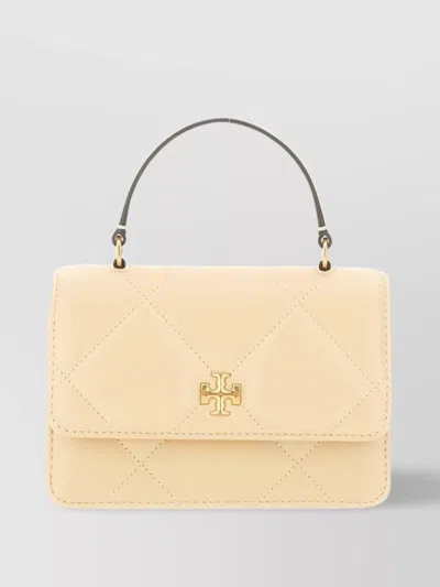Tory Burch Quilted Top Handle Chain Strap Shoulder Bag