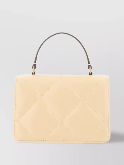 Tory Burch Quilted Top Handle Chain Strap Shoulder Bag