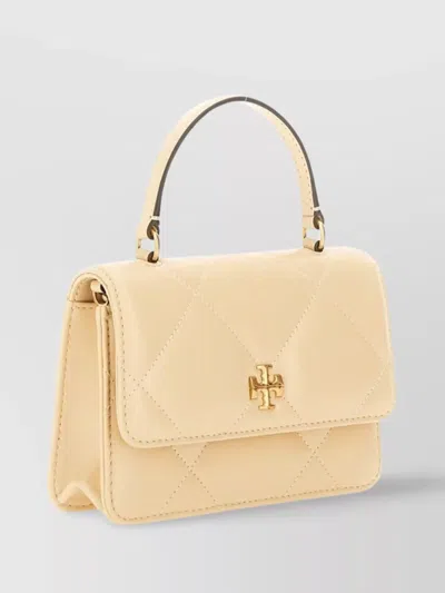 Tory Burch Quilted Top Handle Chain Strap Shoulder Bag