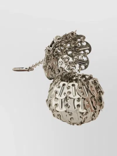 Rabanne Chain Detail Spherical Keyring