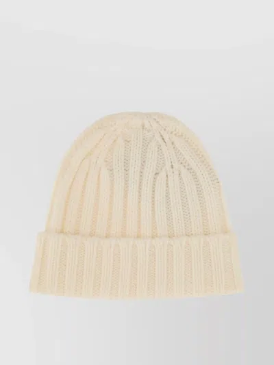 Aspesi Knit Ribbed Brim Turn-up Hat