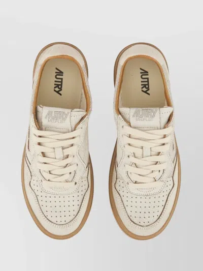 Autry Low-top Sneakers With Perforated Detailing And Rubber Sole
