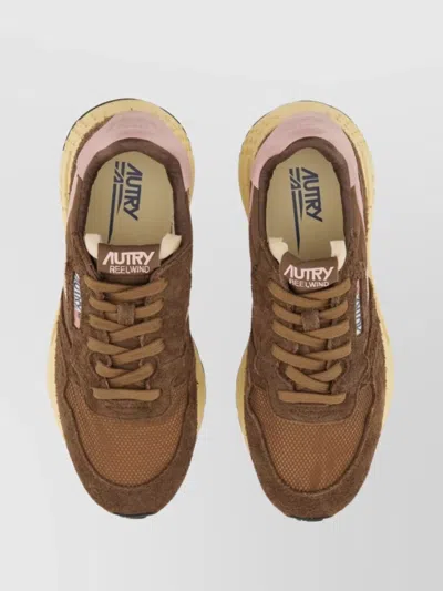 Autry Mesh And Suede Sneakers