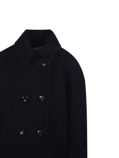 Isabel Marant Étoile Double-breasted Coat With Wide Collar And Pockets