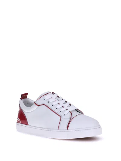 Christian Louboutin Fun Louise Junior Sneakers In White