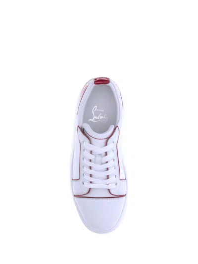 Christian Louboutin Fun Louise Junior Sneakers In White