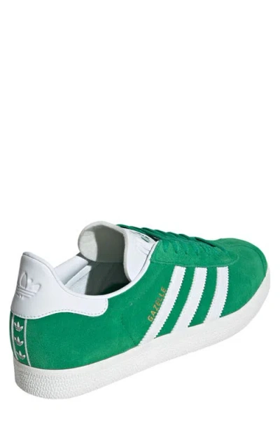 Adidas Originals Mens Green White Jabbar Lo Leather Low-top Trainers