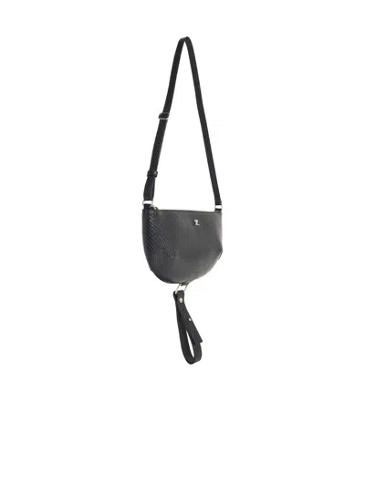 Courrèges 'viper Eclipse Holy' Leather Bag In Black