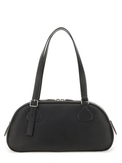 Courrèges Shoulder Bags With Adjustable Strap And Top Handle In Black