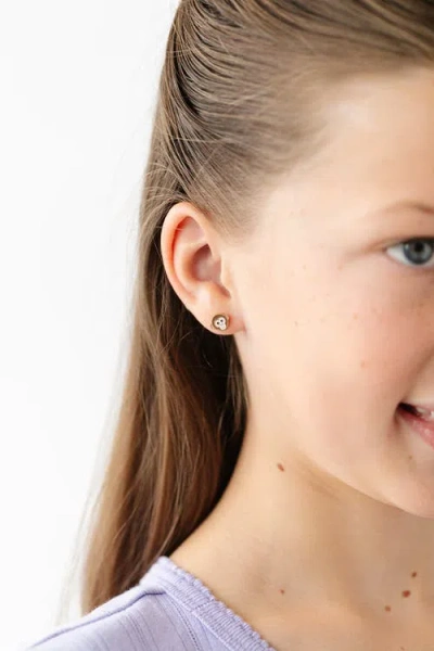 Pip Pop Monkey Stud Earrings In Gold