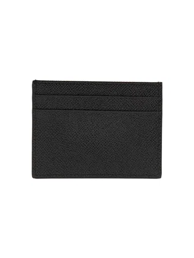 Dolce & Gabbana Women  Cardholder With Logo Plaque In Black